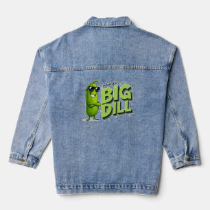 Dill Pickles Lovers Gift - Grappige Cartoon Design Denim Jacket