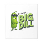 Dill Pickles Lovers Gift - Grappige Cartoon Design Notitieblok (Voorkant)