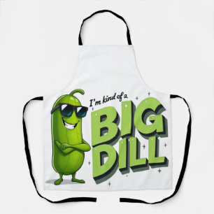 Dill Pickles Lovers Gift - Grappige Cartoon Design Schort