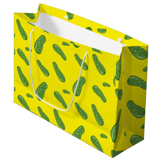 Dill With It Design - Sac cadeau - Grand (Devant Angle)