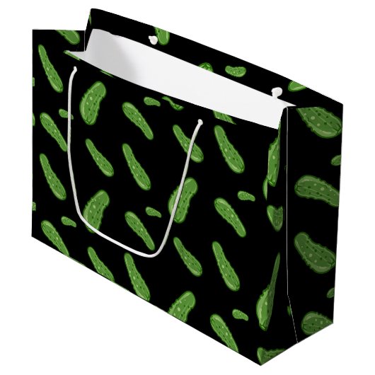 Dill With It Design - Sac cadeau - Grand (Devant Angle)