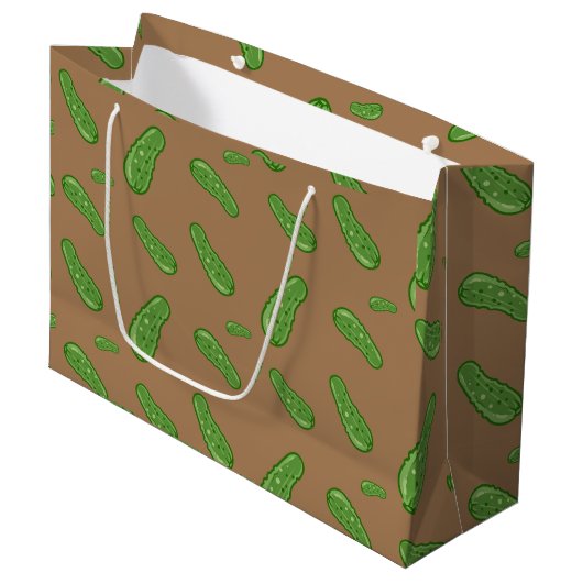 Dill With It Design - Sac cadeau - Grand (Devant Angle)