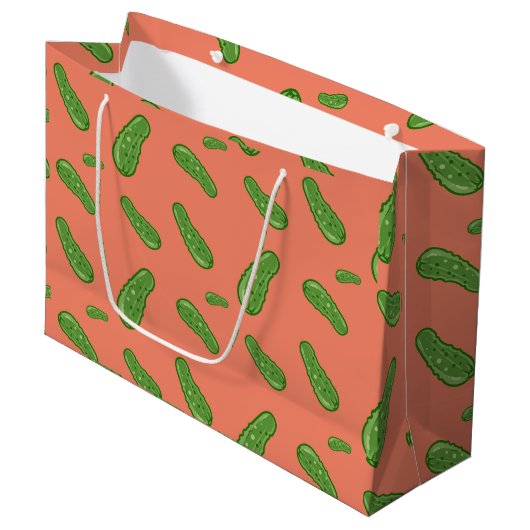 Dill With It Design - Sac cadeau - Grand (Devant Angle)