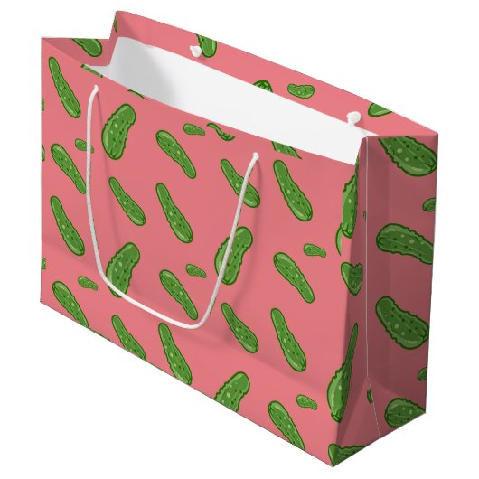 Dill With It Design - Sac cadeau - Grand (Devant Angle)
