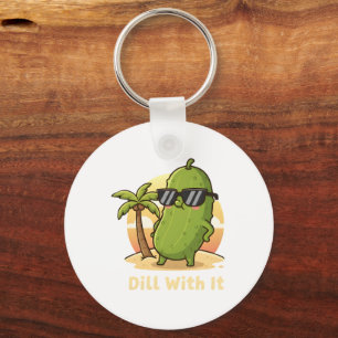 Dill With It Grappig Augurk Meme Design – Cool Pic Sleutelhanger