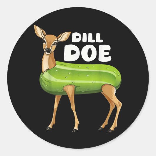 dille ronde sticker (Voorkant)