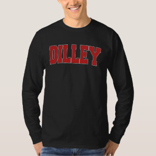 DILLEY TX TEXAS Varsity stijl USA Vintage sporten T-shirt