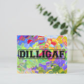 DILLIGAF - Grappig rude "Zie ik eruit alsof ik A g Briefkaart (Staand voorkant)