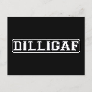 DILLIGAF - Grappig, Rude: "Zie ik eruit alsof ik e Briefkaart