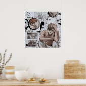 Dilling Stalking Muscular Boy Poster (Keuken)