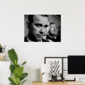 DILLINGER'S FACE 1933 POSTER (Thuiskantoor)