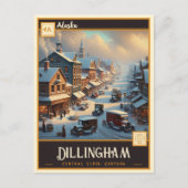 Dillingham, Alaska | Carte postale Vintage (Devant)