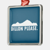 Dillon alsjeblieft metalen ornament (Links)