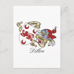 Dillon Family Crest Briefkaart