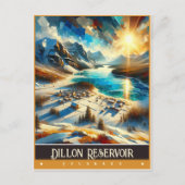Dillon Reservoir, Colorado |  schilderij Briefkaart (Voorkant)