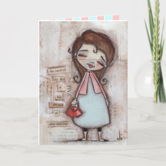 Dilly Dally - Carte Anniversaire (Devant)