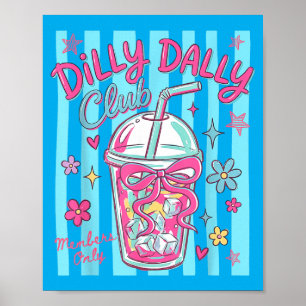 Dilly Dally Club Es Zomer Ijs Koffie Dilly Poster