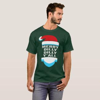 Dilly Dilly Yall Santa Hat Kerstmis T-shirt