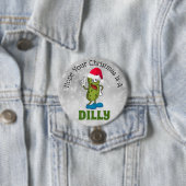 Dilly kerstkaartje 3-inch Button (In situ)