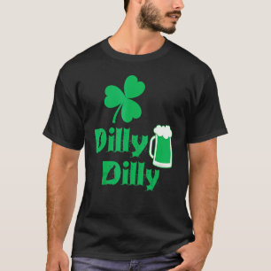 Dilly Klaverblad Lucky Ierse St. Patrick's Day Bij T-shirt