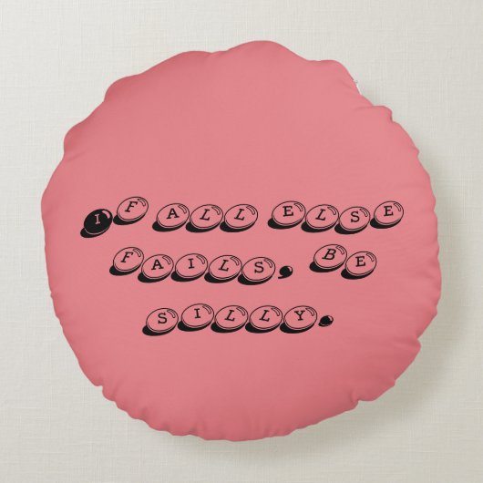 Dilly le coussin rond clown (Dos)