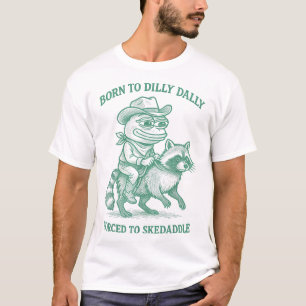 Dilly werd geboren als zoon van Dally, die gedwong T-shirt