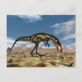 Dilong dinosaur - 3D rendering Briefkaart (Voorkant)