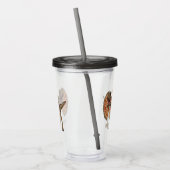 Dilophosaurus cartoon illustratie acryl drinkbeker (Links)