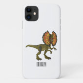 Dilophosaurus cartoon illustratie Case-Mate iPhone case (Achterkant)
