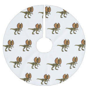 Dilophosaurus cartoon illustratie kerstboom rok