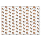 Dilophosaurus cartoon illustratie tafelkleed (Voorkant (Horizontaal))