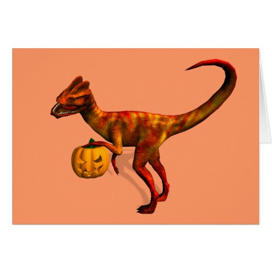 Dilophosaurus d'Halloween (Devant horizontal)