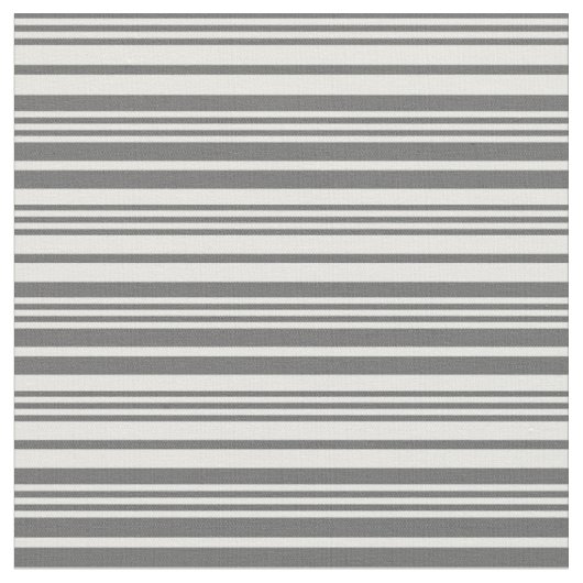 Dim Grey en Mint Cream Pattern Stof (Close Up)