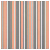 Dim Grey, Light Salmon & Mint Cream Pattern Stof (Swatch)