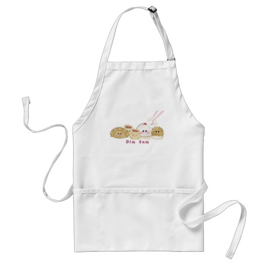 dim sum apron standaard schort (Voorkant)