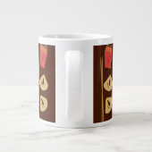 Dim Sum Deluxe Fun Food Pattern Time Extra Grote Mok (Achterkant)