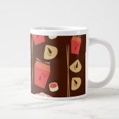 Dim Sum Deluxe Fun Food Pattern Time Extra Grote Mok (Rechts)