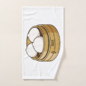 Dim sum dessin animé (Serviette à main)