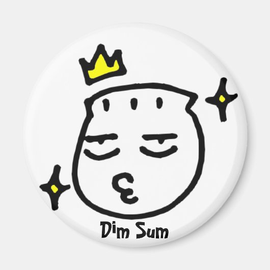 Dim Sum Dumpling Magnet Magneet (Voorkant)