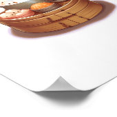 Dim sum, thema eten poster (Hoek)