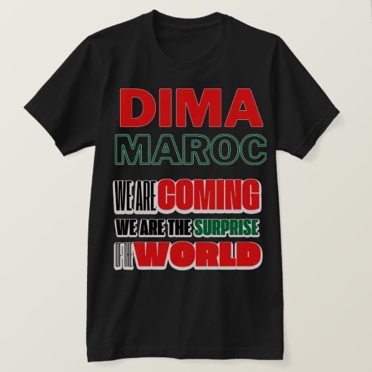 Dima Maghrib T-Shirt   (Design devant)