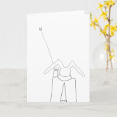 Dimanche après-midi - Carte de Pâques (Fleur jaune)