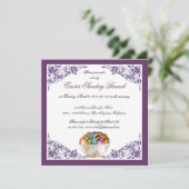 Dimanche de Pâques Brunch Invitations personnalisé (Debout devant)