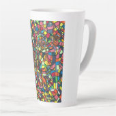 "Dimanche de Pâques" Latte mug (Angle droit)
