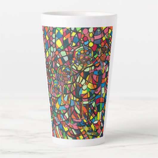"Dimanche de Pâques" Latte mug (Devant)