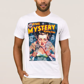 DIME MYSTERY Cool  Pulp Magazine Hoesje Art T-shirt