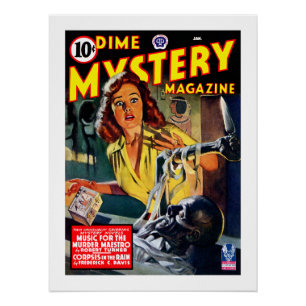 Dime Mystery Magazine (januari 1943) Perfect Poster