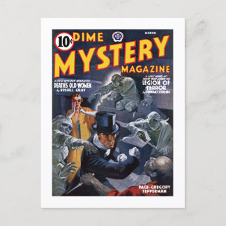 Dime Mystery Magazine (maart 1941) Briefkaart