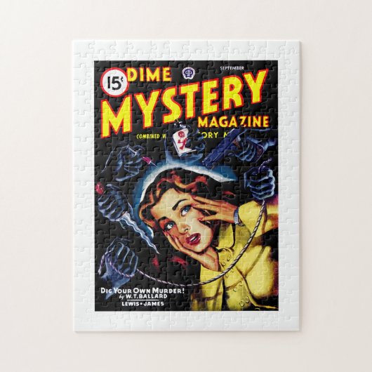 Dime Mystery Magazine (september 1946) Legpuzzel (Verticaal)