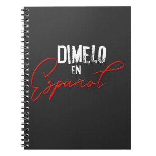 Dimelo en Espanol Spaans bilateraal leraar en Notitieboek